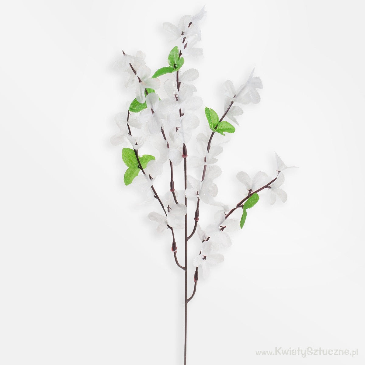 Valkoinen onnenpensas – tekokukka, 52 cm