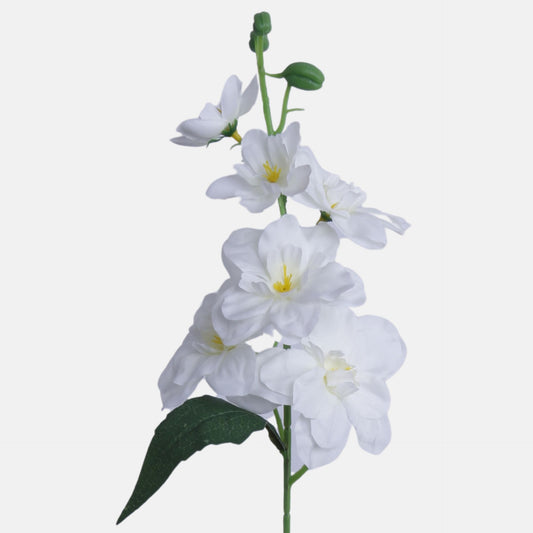 Valkoinen tekokukka, 42 cm