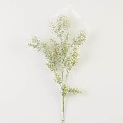 Valkoinen/vihreä koristeoksa