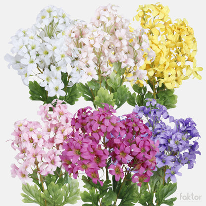 Värilajitelma tekosyreenin kimppu, 50 cm