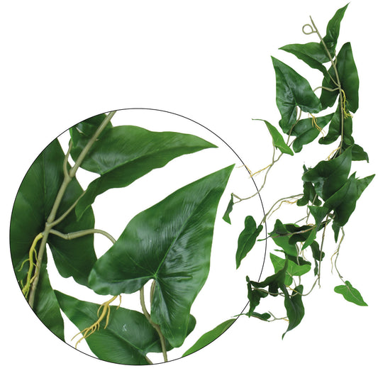 Vihreä alokasia – tekoköynnös, 105 cm