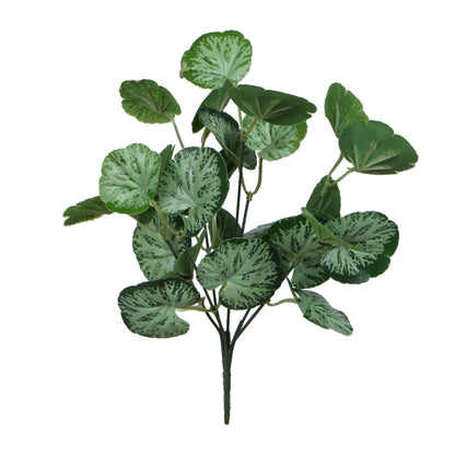 Vihreä begonia – tekokukkakimppu, 32 cm