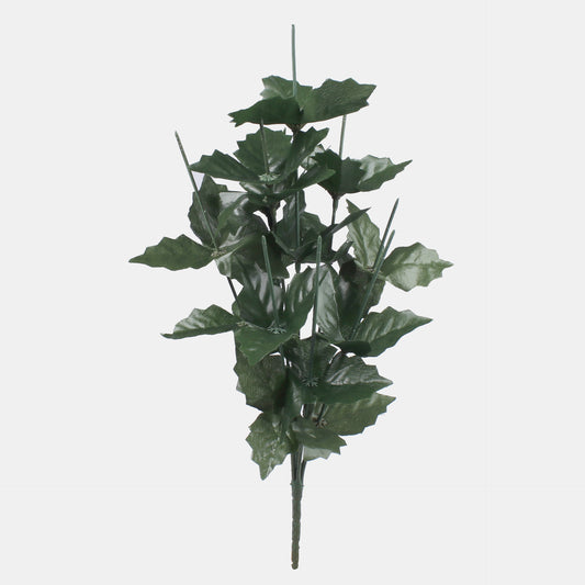 Vihreä joulutähti – tekokukkakimppu, 38 cm