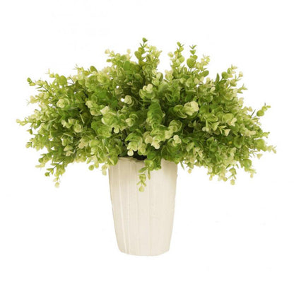 Vihreä/kerma eukalyptus – koristeoksa, 35 cm