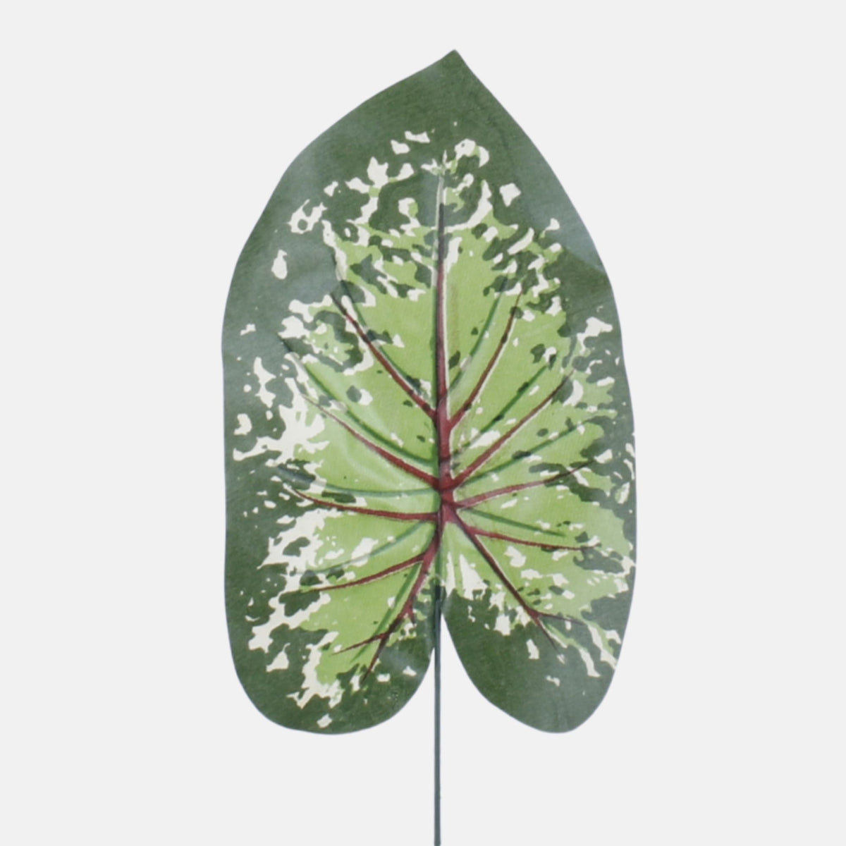 Vihreä kirjolehti – tekolehti, 43 cm