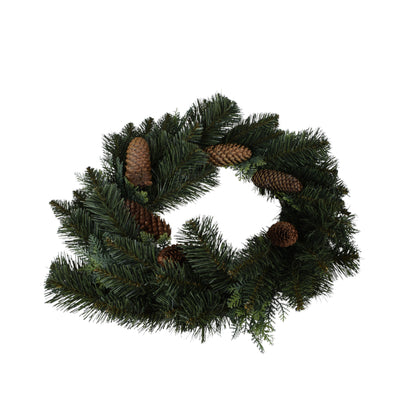 Vihreä koristekranssi, 50 cm