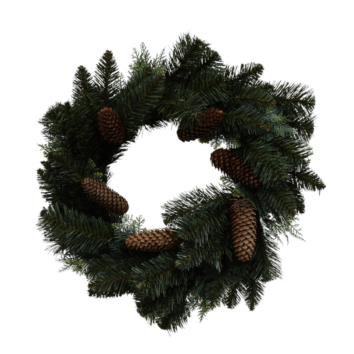 Vihreä koristekranssi, 50 cm