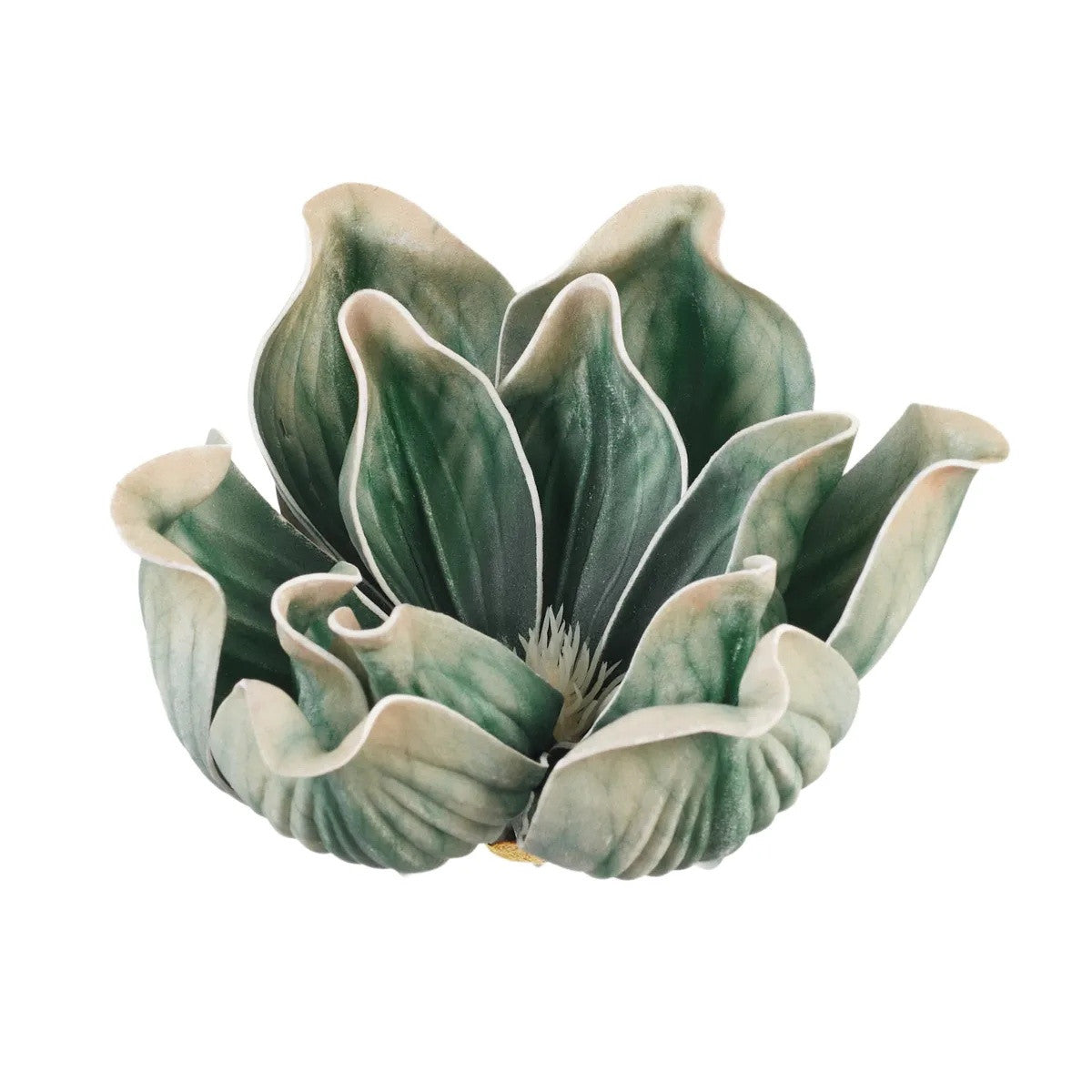 Vihreä magnolia – tekokukkapää, 15 cm