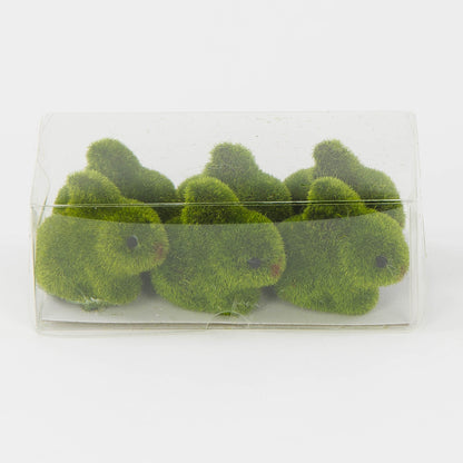 Vihreä pääsiäiskoriste, 4 cm, 6 kpl / pakkaus