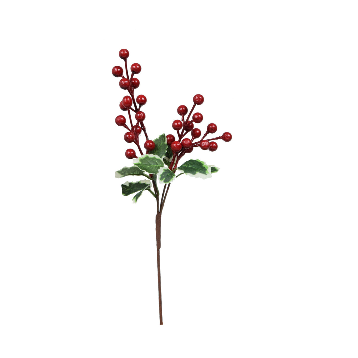 Vihreä/punainen orjanlaakeri – joulukoriste, 34 cm