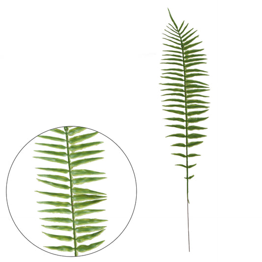 Vihreä saniainen – tekolehti, 52 cm