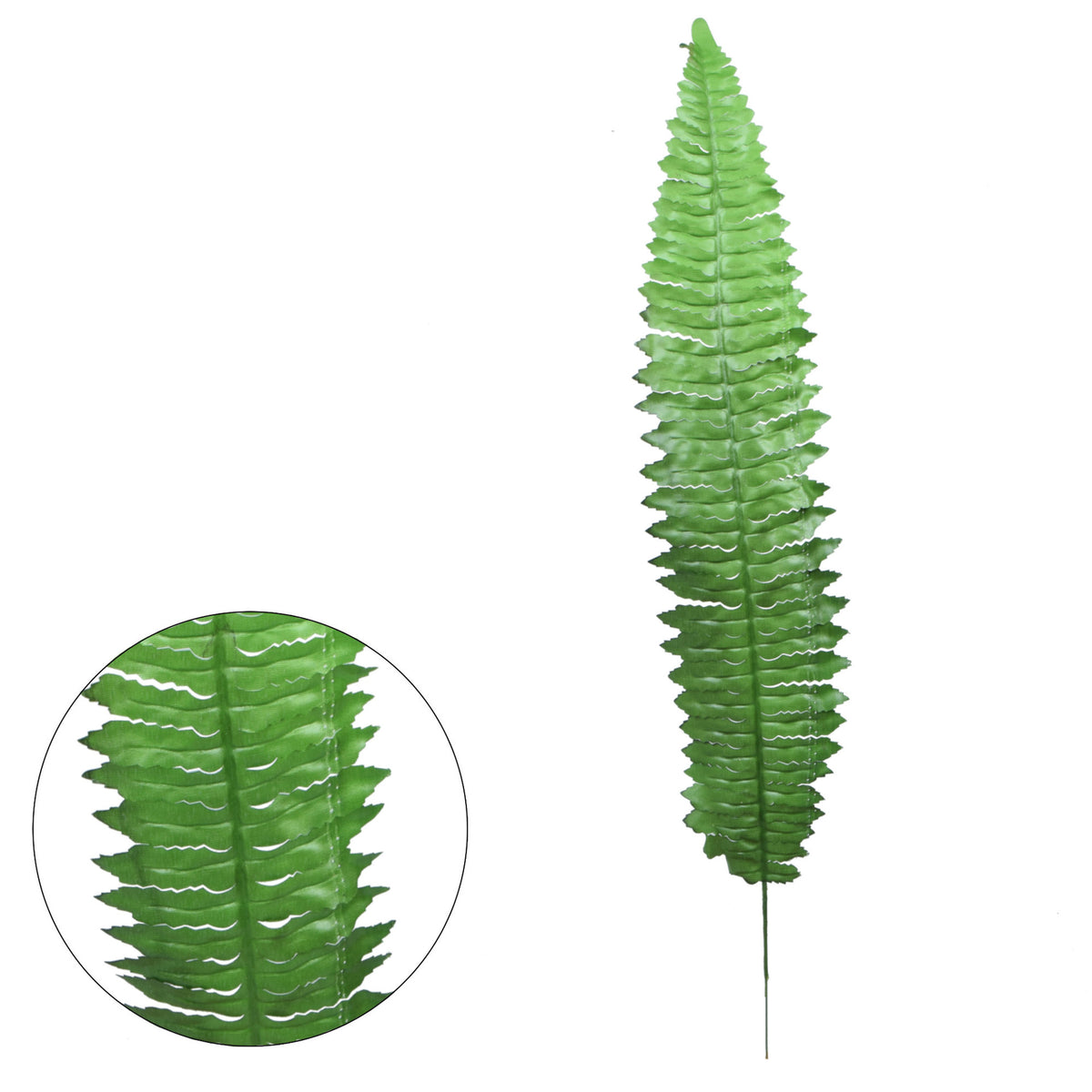 Vihreä saniainen – tekolehti, 55 cm