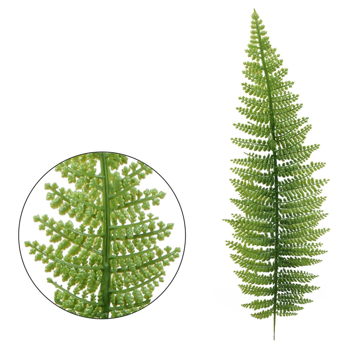 Vihreä saniainen – tekolehti, 55 cm