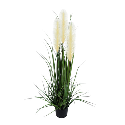 Vihreä/valkoinen koristeheinä – koristeheinä, 90 cm