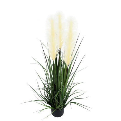 Vihreä/valkoinen koristeheinä – koristeheinä, 90 cm