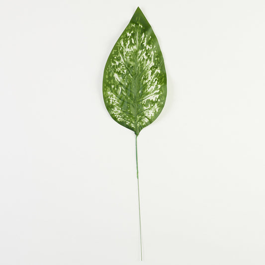 Vihreä/valkoinen kuunlilja – tekolehti, 67 cm