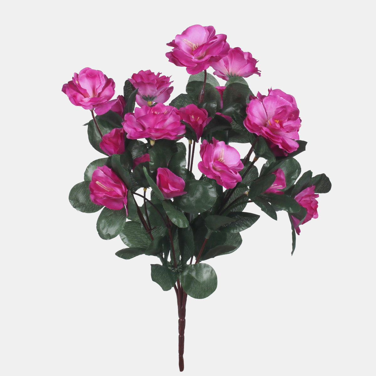 Violetti atsalea – tekokukkakimppu, 33 cm
