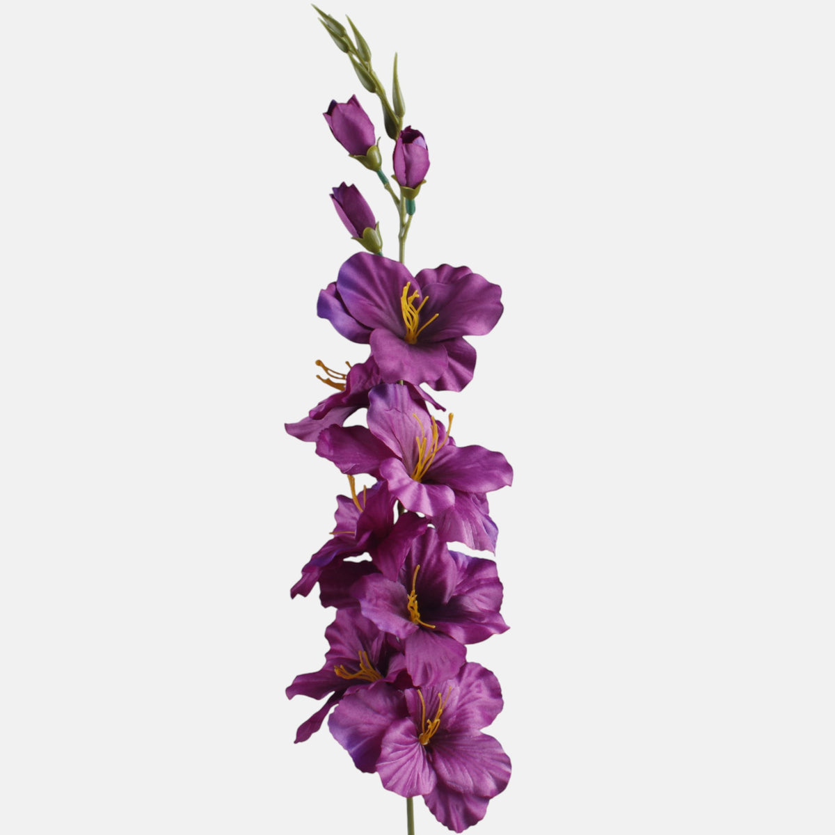 Violetti gladiolus – tekokukka, satiini, 78 cm