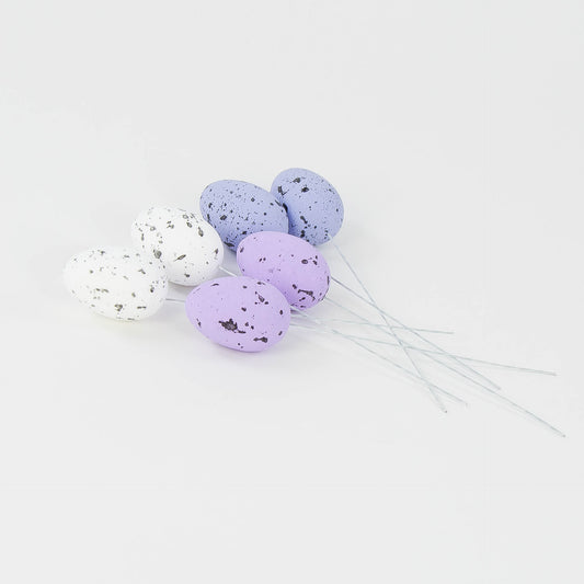 Violetti pääsiäiskoriste, 2.5 cm, 12 kpl / pakkaus