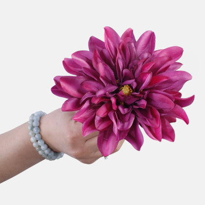 Violetti tekodaalian kukkapää, 16 cm