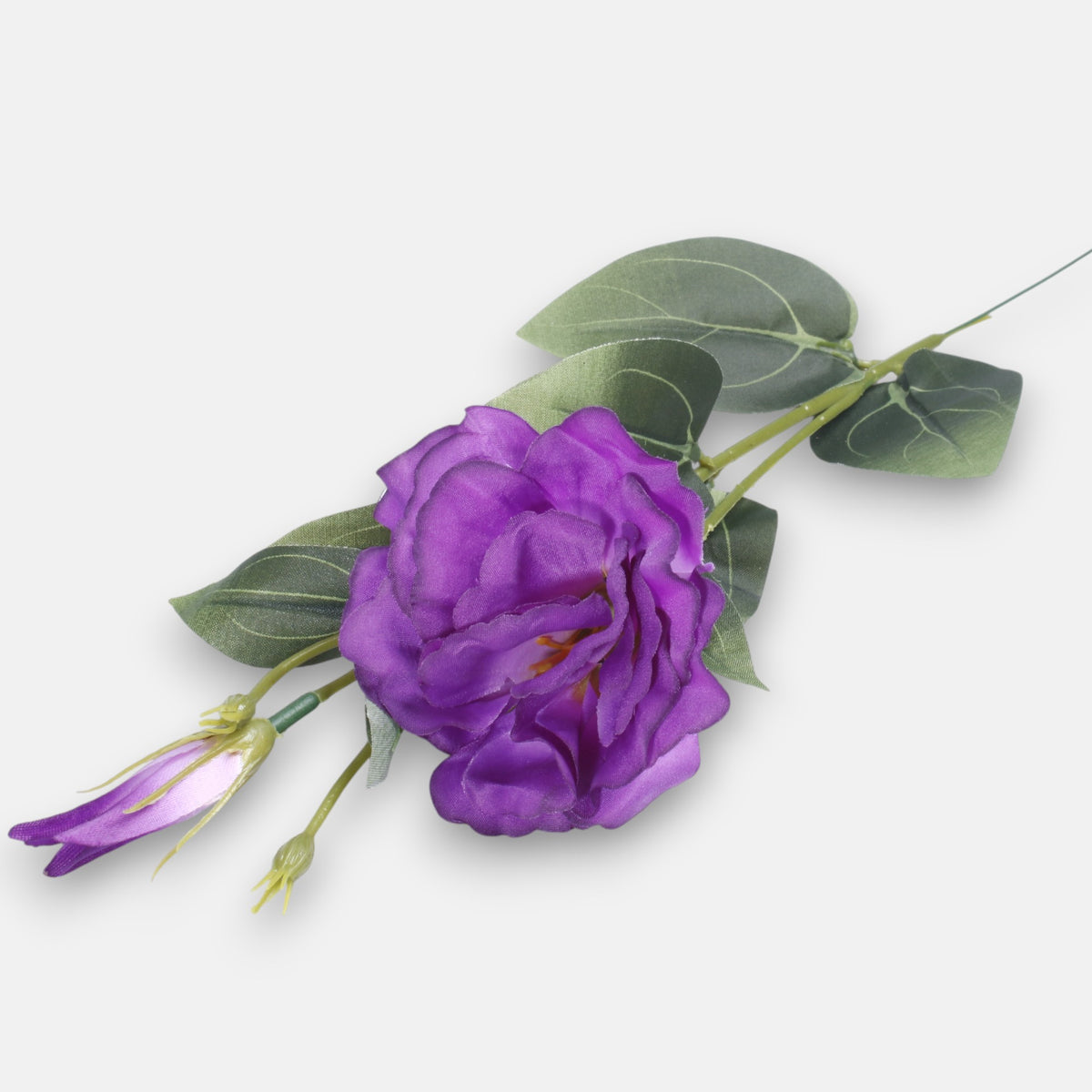 Violetti tekoeustoman kukkavarsi, 44 cm