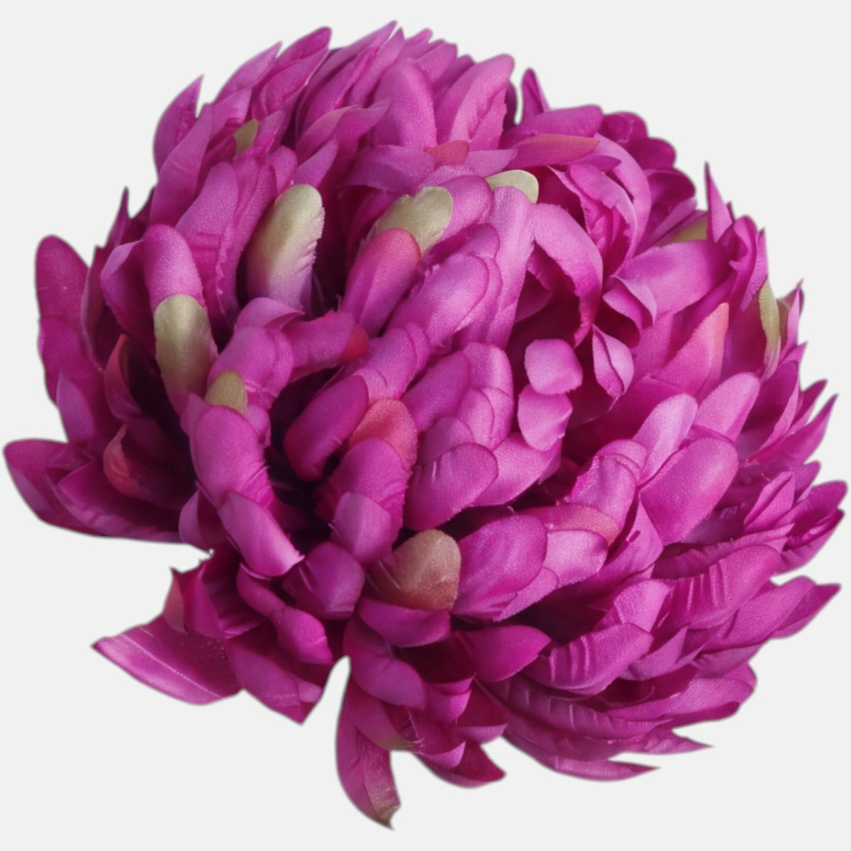 Violetti tekokrysanteemin kukkapää, 15 cm