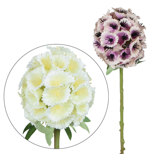 Violetti tekoneilikan kukkavarsi, 59 cm