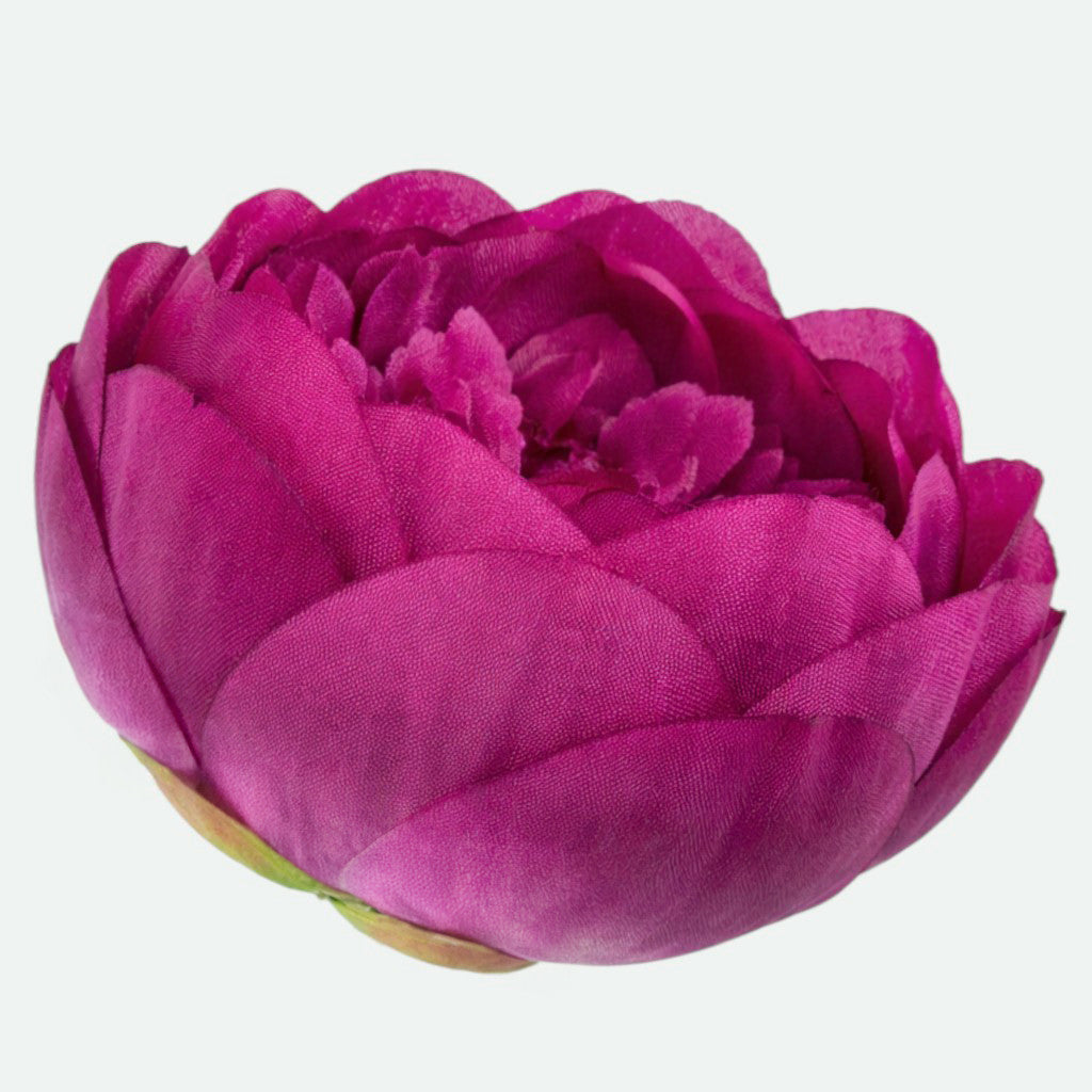 Violetti tekopionin kukkapää, 8 cm