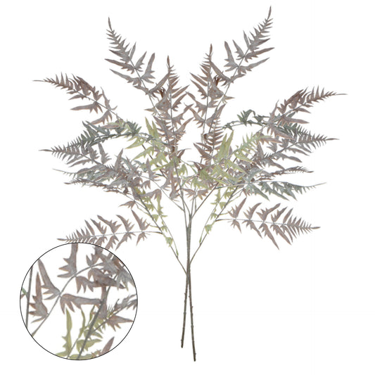 Violetti/tumma/vihreä saniainen – tekoköynnös, 98 cm