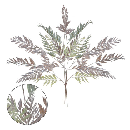 Violetti/vihreä saniainen – tekoköynnös, 98 cm