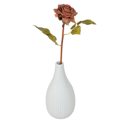 Violetti vihreä tekoruusun kukkavarsi, 45 cm