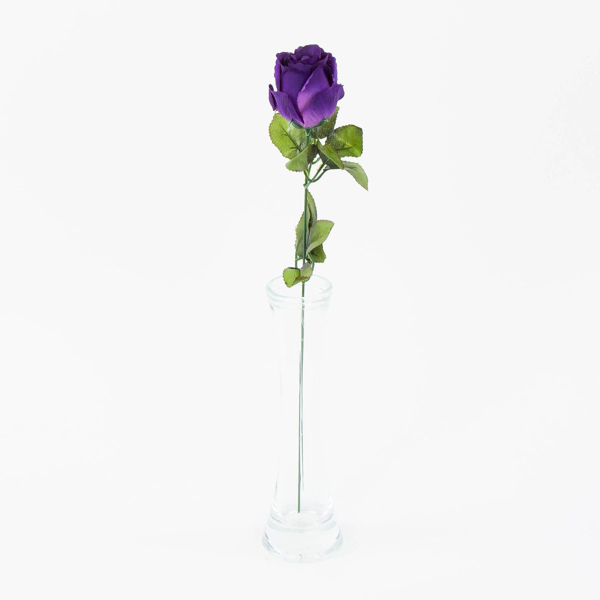 Violetti/violetti tekoruusun kukkavarsi, 12 kpl
