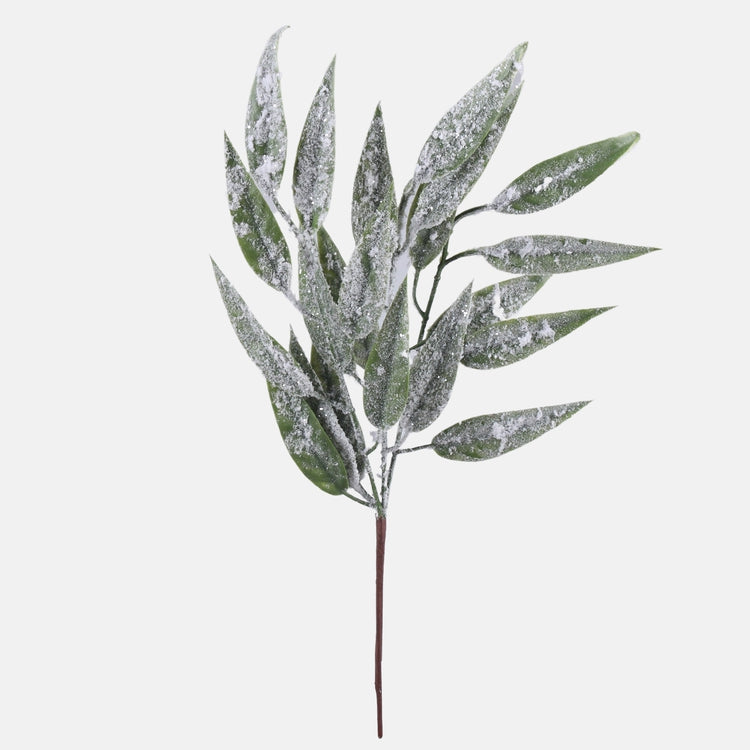 Snowy willow branch 44 cm - Artificial flowers