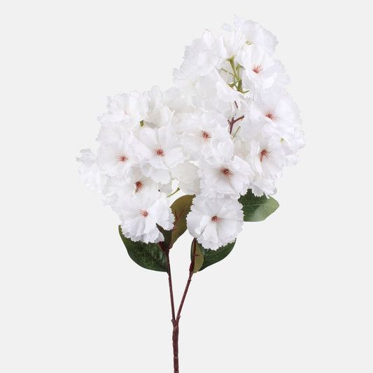 Kirsiõie kunstlilleoks valge 74 cm - Kunstlilled