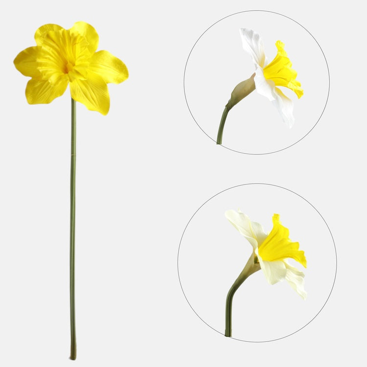 Kollase nartsissi kunstlill 50 cm - Kunstlilled